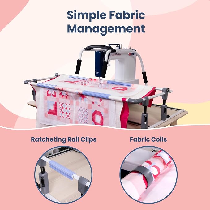 Cutie Breeze Table Top Hoop Quilting Frame | Beginner Frame - Image 3
