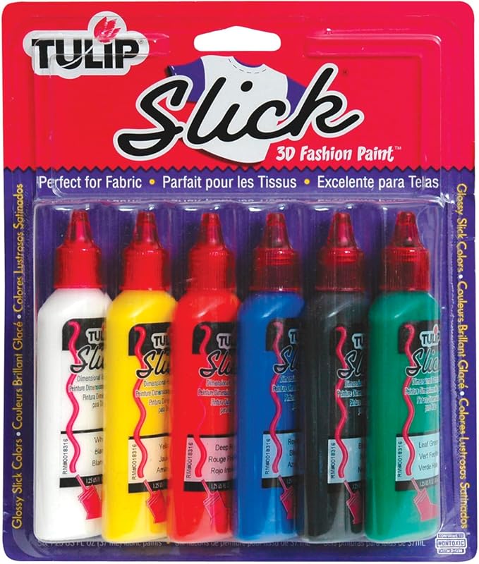 TULIP 17581 Dimensional Metallic Fabric Paint, 1.25 oz by Tulip