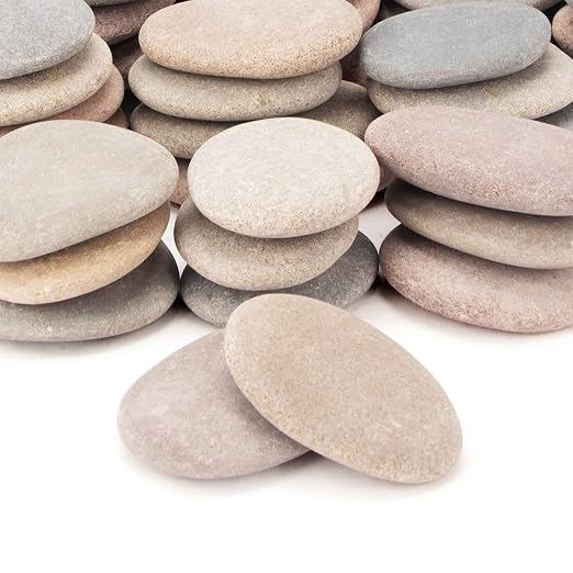 Painting Rocks, 2.23"-3.68" River Rocks, Flat Stones - Image 8