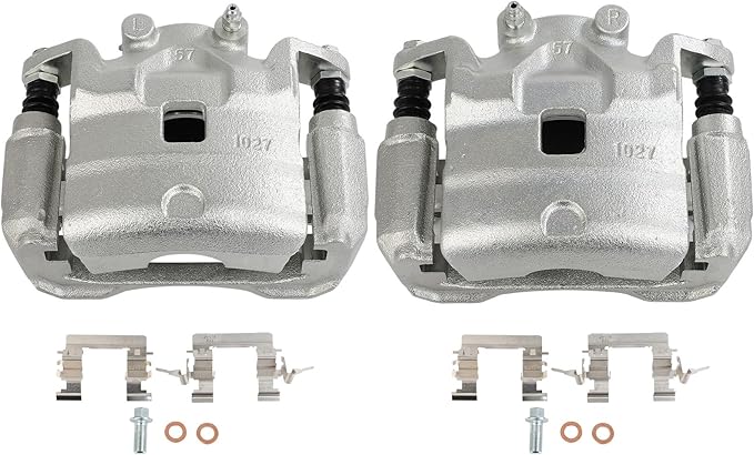 SCITOO 19B6640 19B6641 Front Left & Right Disc Brake Calipers Assembly w/Bracket For Nissan For Juke 2011-2017,For Nissan For Sentra 2017-2019