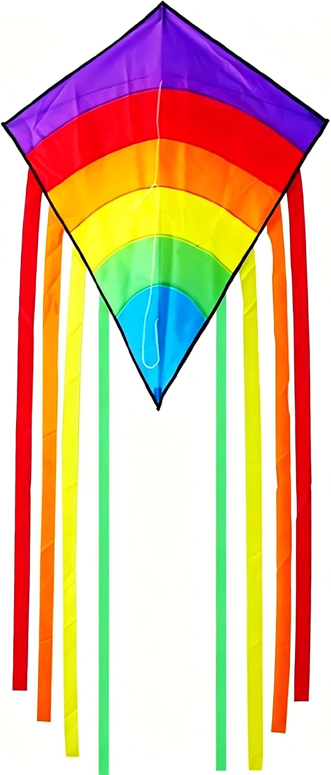 Colorful Diamond Kite, Fiberglass Frame - Image 5