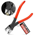 CV Boot Clamp Pliers – Car Hose Clamp Pliers Automotive – 6.97" Forged Steel Tool with Non-Slip Grip and Spring Gate Design for Clic R, Fuel Line, EVAP & Coolant System Clamps, Heavy-Duty Build