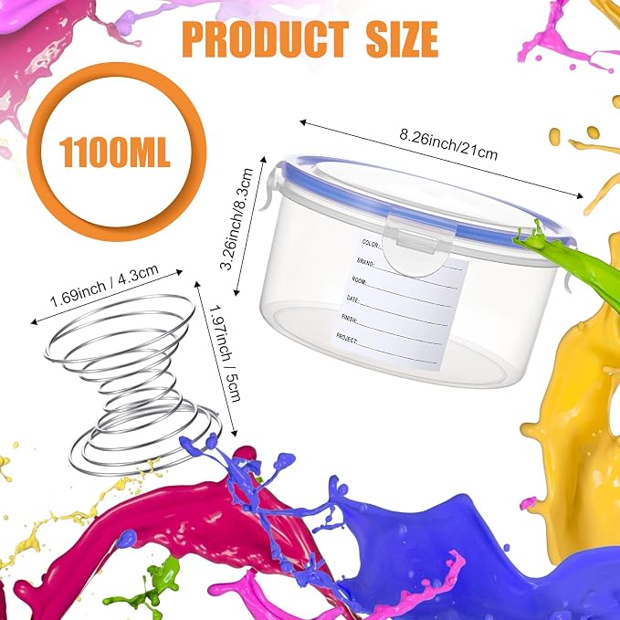 Remerry 8 Sets Paint Container - Image 2