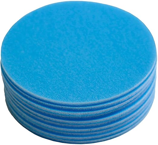 Abrasilk 6 Inch Auto Body Hook and Loop Sanding Discs (800 Grit, 10 Pack)