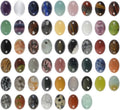 Wholesale Lot Multi-color Gemstone Round Oval Cab Cabochon by Justinstones