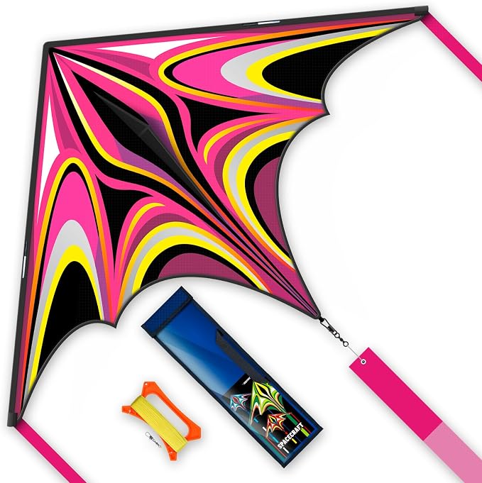 Kite, Large Delta Kites for Kids and Adults, Durable Multifunctional Beach Kite by SGftre