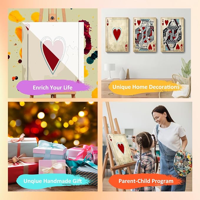 Mandun 3 Pack Paint by Numbers Kit - Image 7