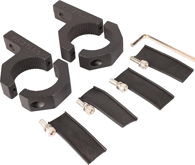 Light Bar Clamp Mount Bracket 1.5inch 38mm Bar Cage for ATV UTV Motorcycle Bumper (2pcs-1.5" Clamp)