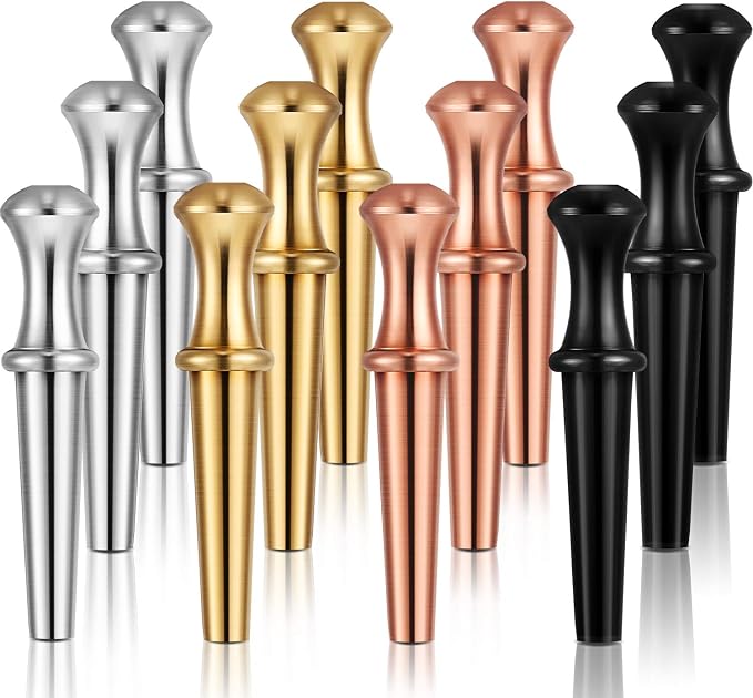 Mudder 12 Pcs Metal Cribbage Pegs by Mudder