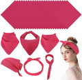 Suhine 100% Cotton Solid Bandanas Blank Bandanas Multifunctional Headband Scarf by Suhine