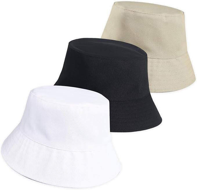 Bucket Hats Bulk Solid Color DIY Blank Hat Bucket Hats by DASSNANE