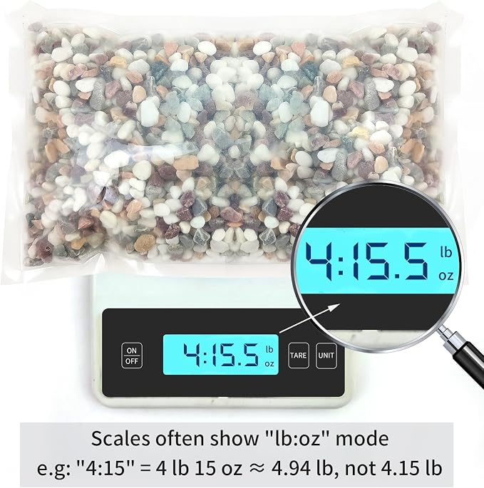 FANTIAN 5 lbs Pebbles for Plants, 3/8 Inch Tiny Pea Gravel. Decorative - Image 2