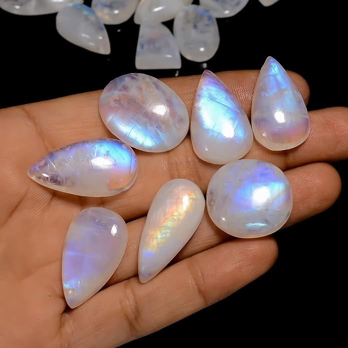 Natural Loose Gemstone 5 Piece Cabochons Lot Jewelry Making Loose Gemstone - Image 5