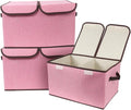 Foldable Fabric Storage Box, 16.5 x 11.8 x 9.8 inches, by TCbelosion