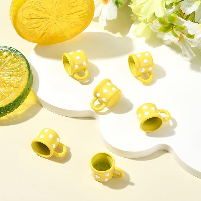 FASHEWELRY 6Pcs Alloy Mini Tea Cups - Image 6