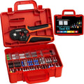 PEBA Ferrule Crimping Tool Kit, Square Pliers AWG28-7 & 33 Sizes Ferrules(AWG24-8) for Electrical Wiring/DIY Terminals | Self-Adjusting Ratchet Crimper - Copper Ferrule Kit
