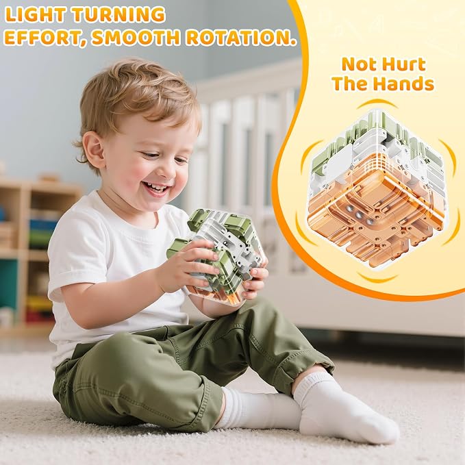 3D Cube Puzzle for Kids 5-8 8-12, Color Matched Game, Education Sensory Toys - Image 4