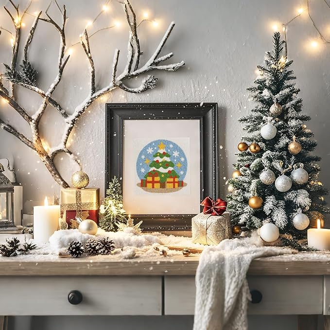 Doodlream Christmas Tree DIY Punch Needle Embroidery Kit - Image 6