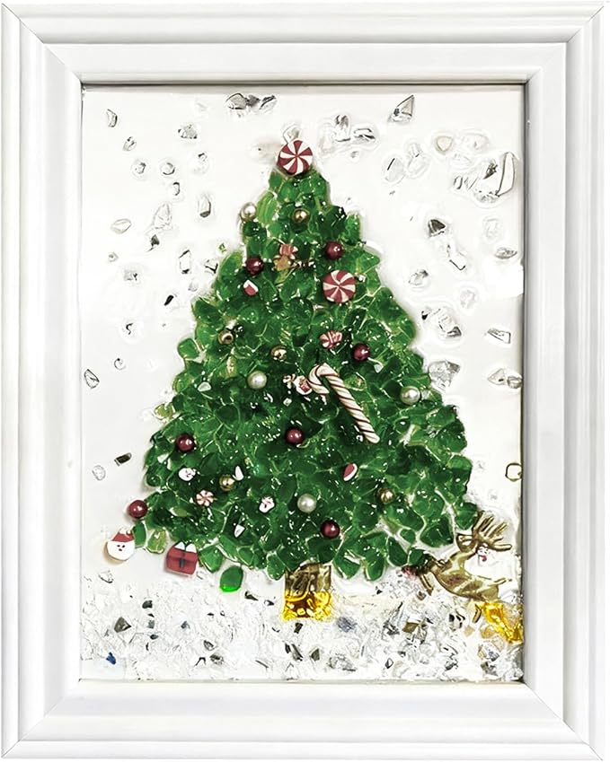 CIYOJA Sea Glass Christmas Tree Craft Kit by CIYOJA