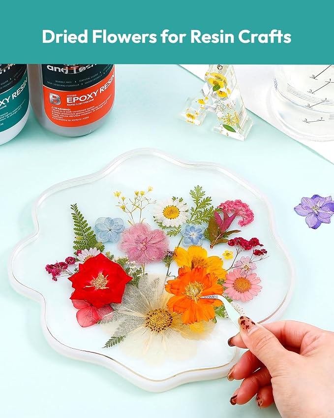 Dried Flowers, Resiners 174Pcs Pressed Flowers - Image 3