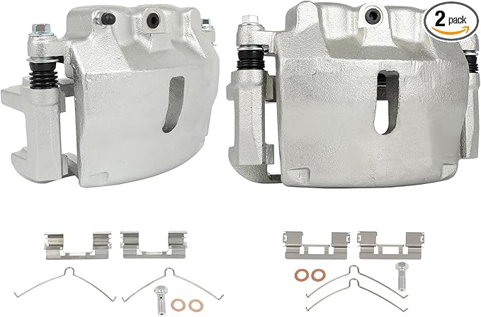 SCITOO 18B4861 18B4860 Front Left & Right Disc Brake Calipers Assembly w/Bracket For Ford For F-150 2004-2005,For Ford For Lobo 2005