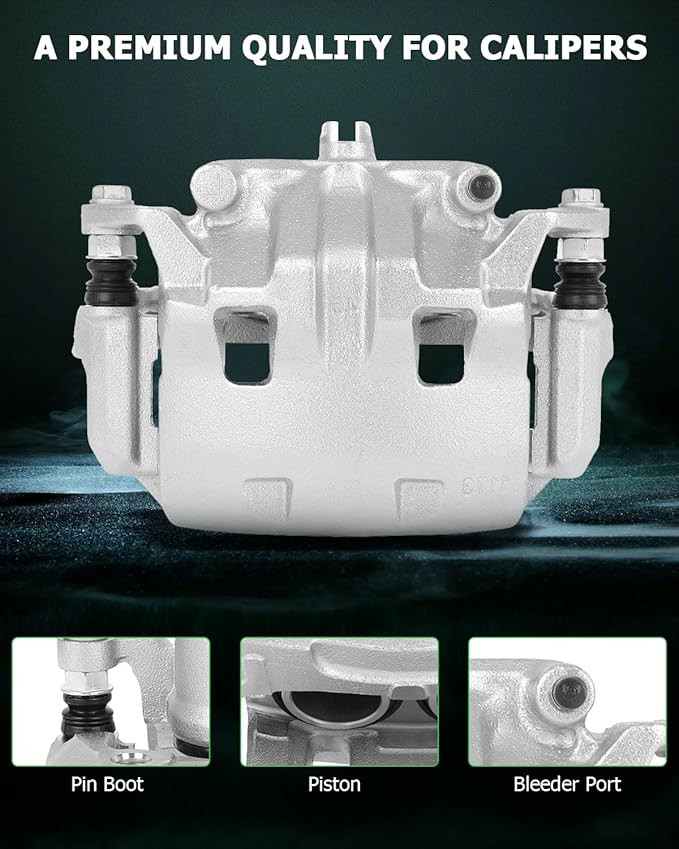 SCITOO 19B3122A Front Right Disc Brake Caliper Assembly w/Bracket For Nissan For Frontier 2005-2019,For Nissan For Pathfinder 2005-2012,For Nissan For Xterra 2005-2015,For Suzuki For Equator 2009-2012