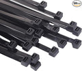 zip ties 14 inch Black Cable ties wraps 100 pcs/Pack outdoor use Long plastic ties with 60 Pounds tensile
