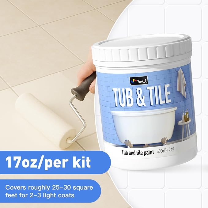 DWIL Tile Paint, Tub and Tile Refinishing Kit - Image 7