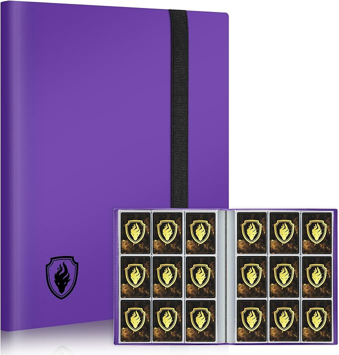 Card Binder 9 Pocket, Fabmaker 396 Pockets Trading Card Binder, Premium by Fabmaker