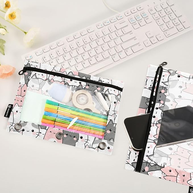 Custom Cute Cats Kittens Pencil Pouch - Image 5