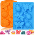 SJ Silicone Soap Molds, 2 Pack Insect Shape Molds by SJ