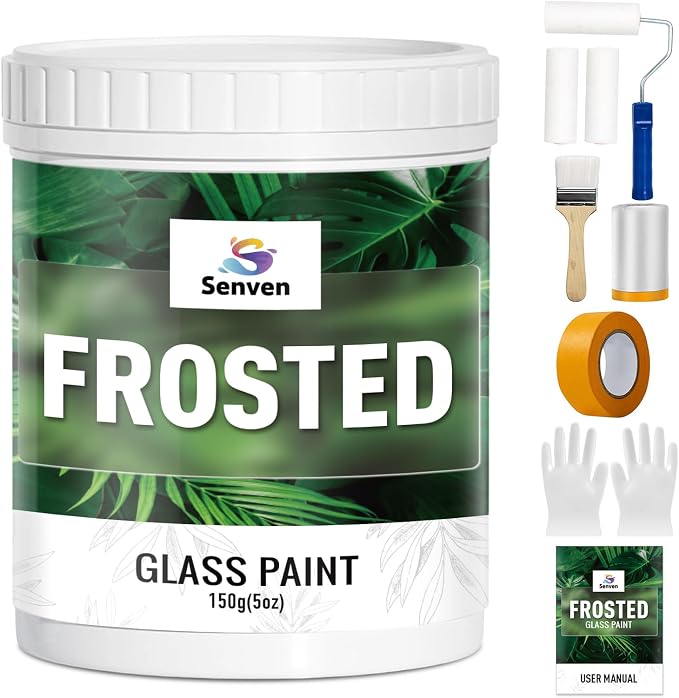 Frosted Glass Paint, Frosted Glass Paint Kit Waterproof UV Resistant Frost by Paint