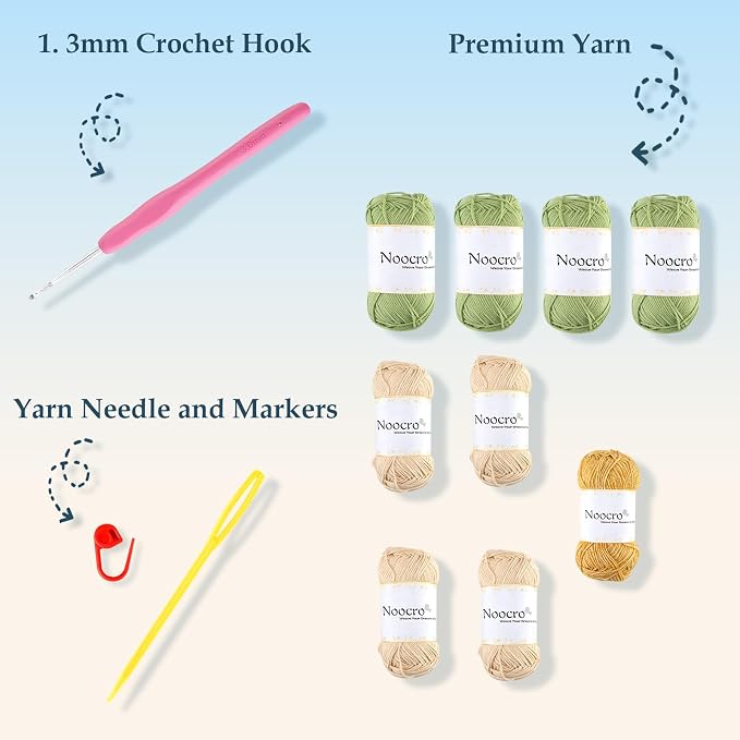 Noocro Crochet Kit for Intermediate or Advanced Levels, Complete Craft Kit for - Image 3