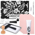 Linocut Kit for Beginners Stamp Making Set by SGHUO