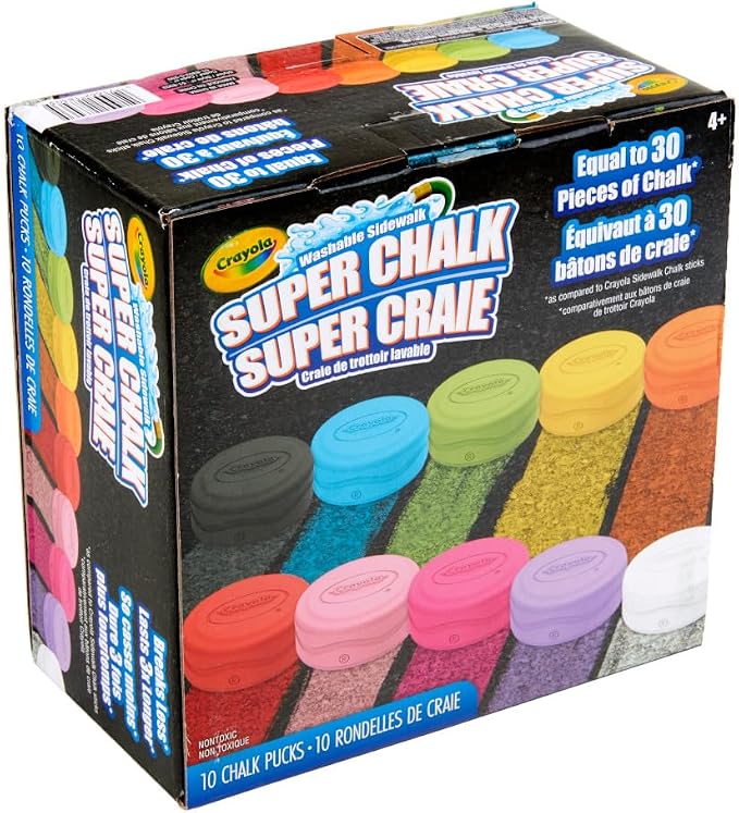 Crayola Washable Sidewalk Chalk - Image 4