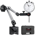 Dial Indicator 1inch/0.001inch with 132lbs/60kg Magnetic Base,Imperial Dial Test Gauge Set for Lathe,3D Printer,CNC,Car,Laboratory