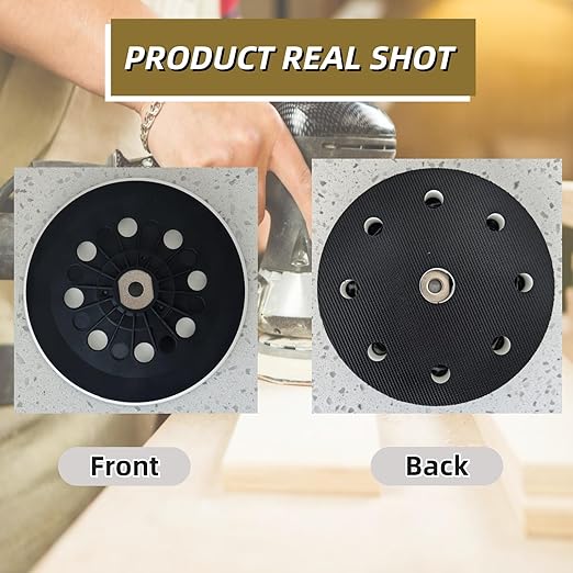 492286 D125 Soft Sanding Pad 5-Inch 8 Holes Replacement for Festool ETS EC ETSC 125 Orbital Sanders, Jetstream System Compatible