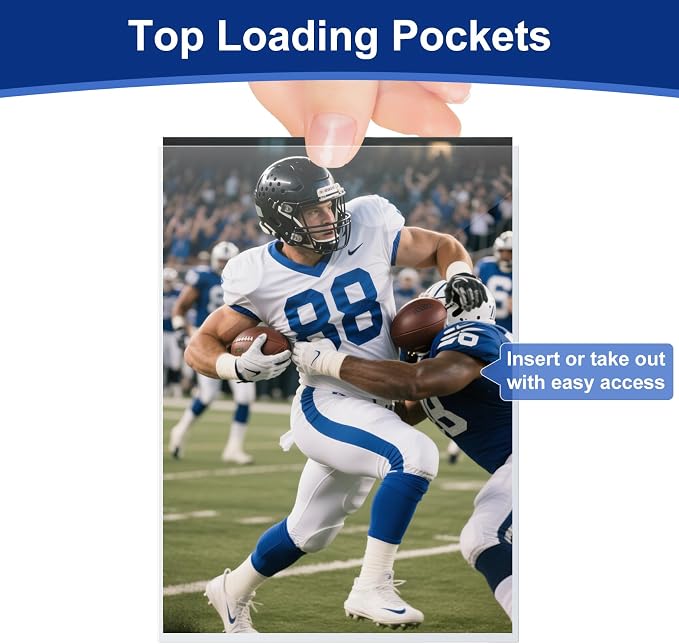 100 Pcs Soft Trading Card Sleeves, Top Loading Sleeves - Image 4