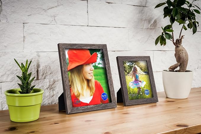 RPJC 8x10 inch Picture Frame Made of Solid Wood High Definition Glass - Image 7
