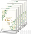 8.5X11 Silver Frames Double-Sided Acrylic Sign Holder, 6 Pack | Picture Frames by AcrylicSignHolderMahjongRacks%EF%BC%8CMahjongBags