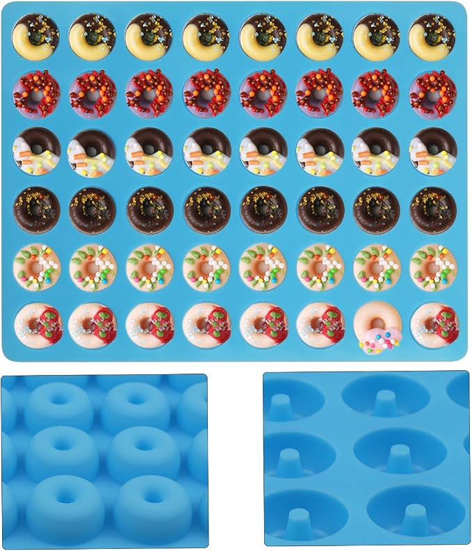 Palksky Donut silicone Gummy Mold/Mini Donut Pan/Ring Gummy Candy Mold - Image 6