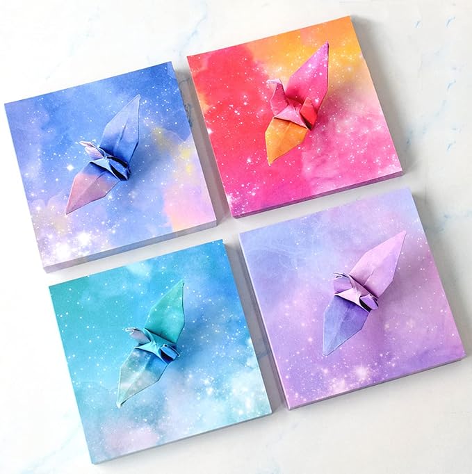 Origami Paper Kit for Kids Adults, 200 Sheets Starry Double-Sided Square by Teniinet