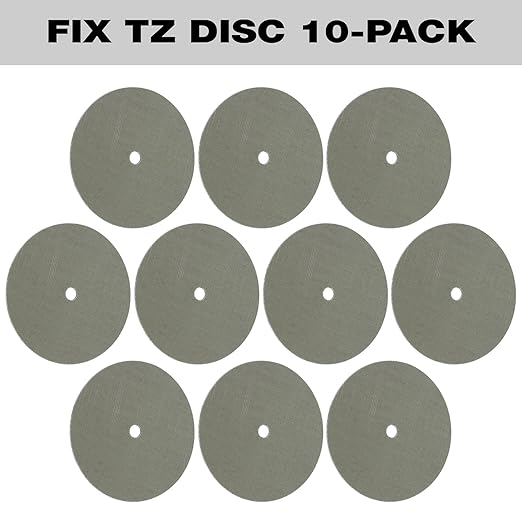 CS Unitec 80985 FIX Disc with Hook & Loop Fasterning, TZ Pyramid, 6" Diameter, A65/280 Grit, (Pack of 10)