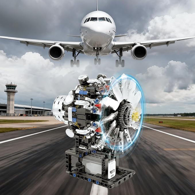 Turbojet Engine Building Set, Aircraft Engine Model kit that Run, Build Your - Image 6