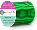 Mandala Crafts 13 Gauge Kelly Green Anodized Aluminum Craft Wire, 60 FT | by MandalaCrafts