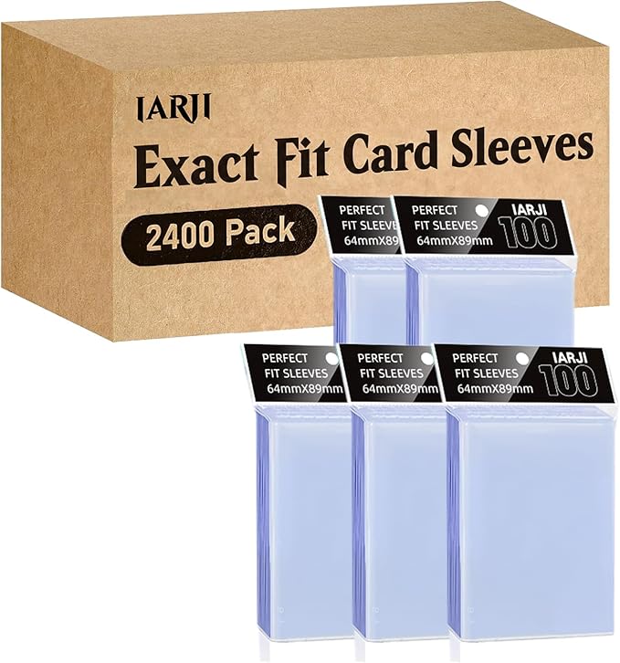 2400ct Perfect Fit Sleeves, Perfect Fit Card Sleeves, Inner Sleeves MTG by Unknown