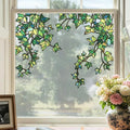 Original Hand Drawn Stained Glass Window Hanging Cling by ChicSkin
