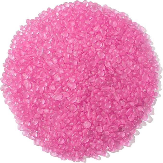 Keedolla Aquarium Rocks Betta Fish Tank Gravel 0.9 Lb Frosted Sea Glass Marbles by Keedolla