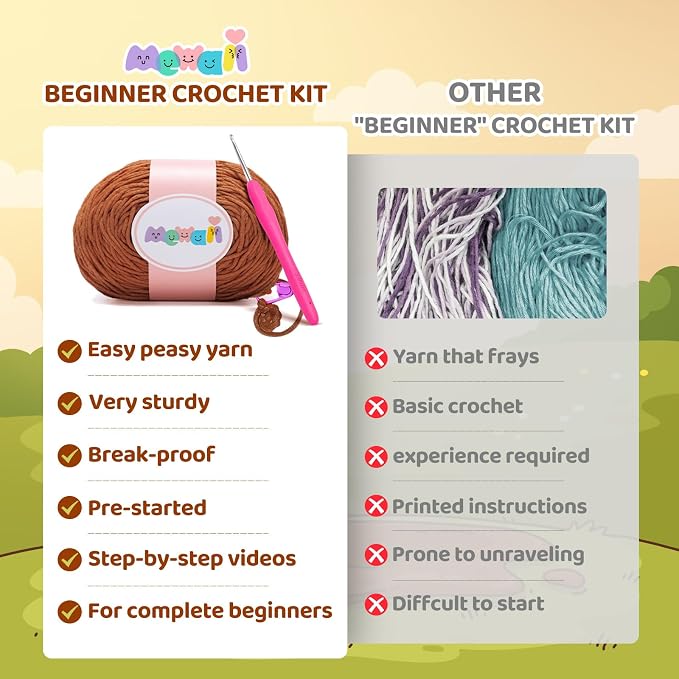 Mewaii Beginner Crochet Kit - Image 3