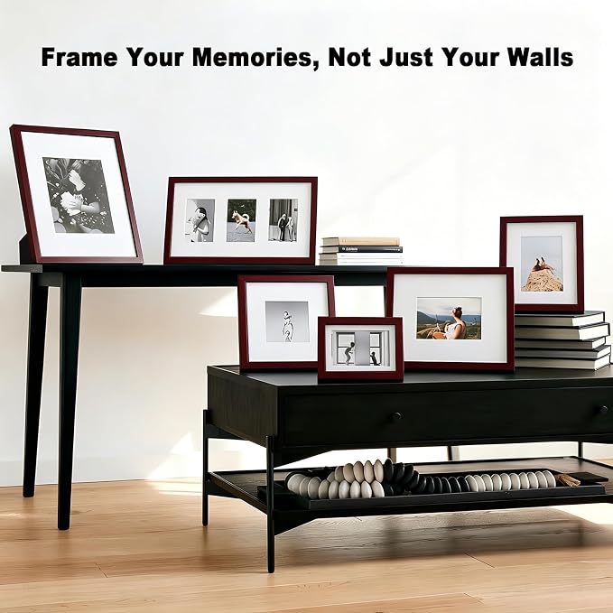 RPJC 5x7 inch Picture Frame Made of Solid Wood High Definition Glass - Image 3
